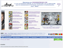 Tablet Screenshot of dessindepresse.com